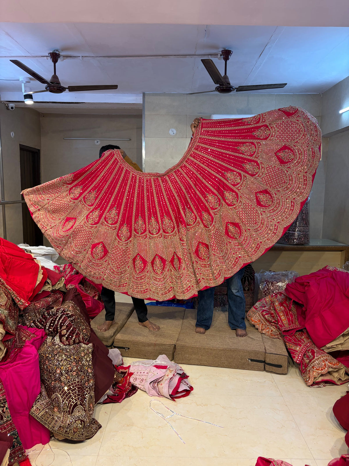 Pink bridal designer  Lehenga