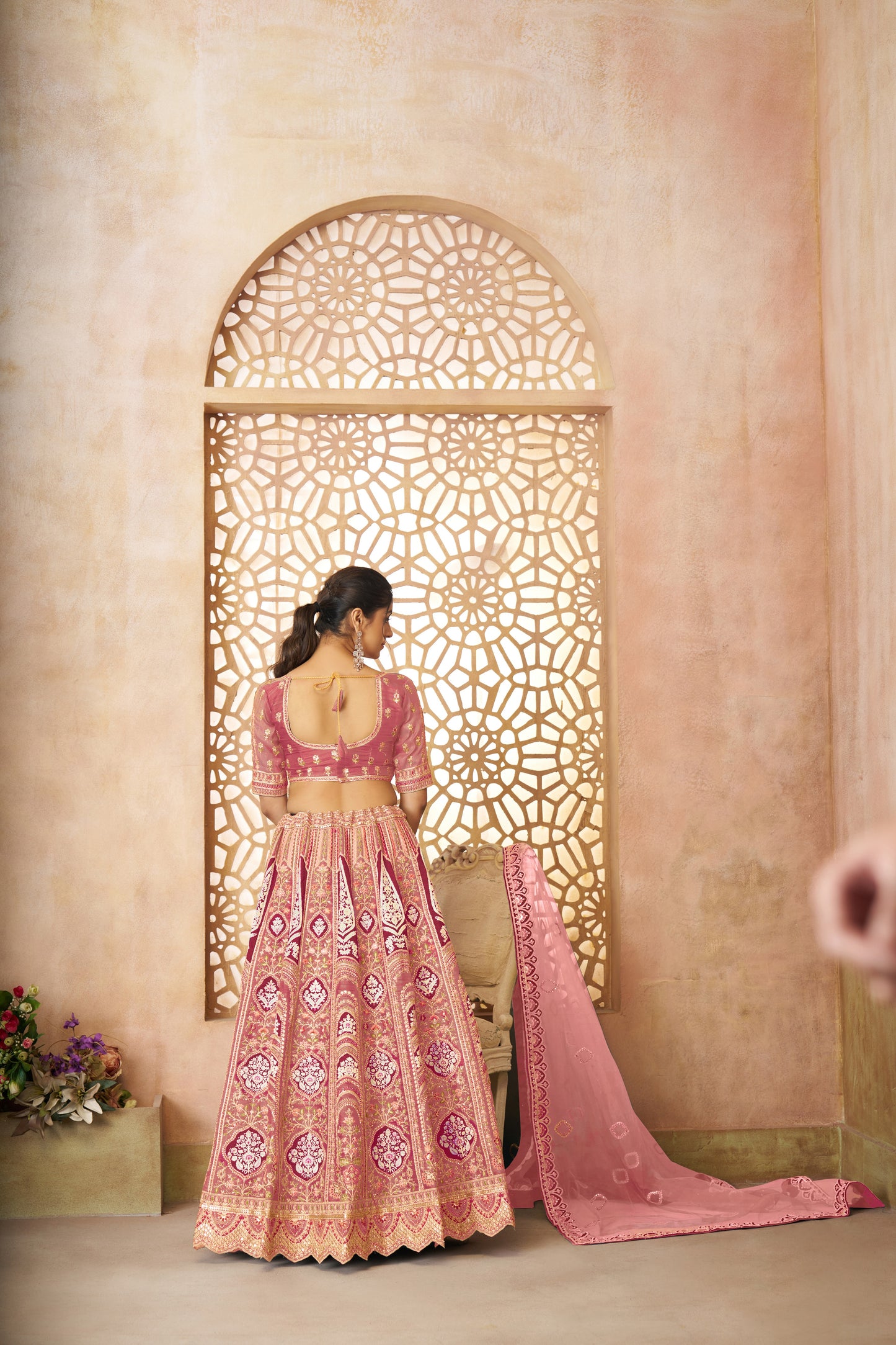Fantastic pink girlish lehenga 31