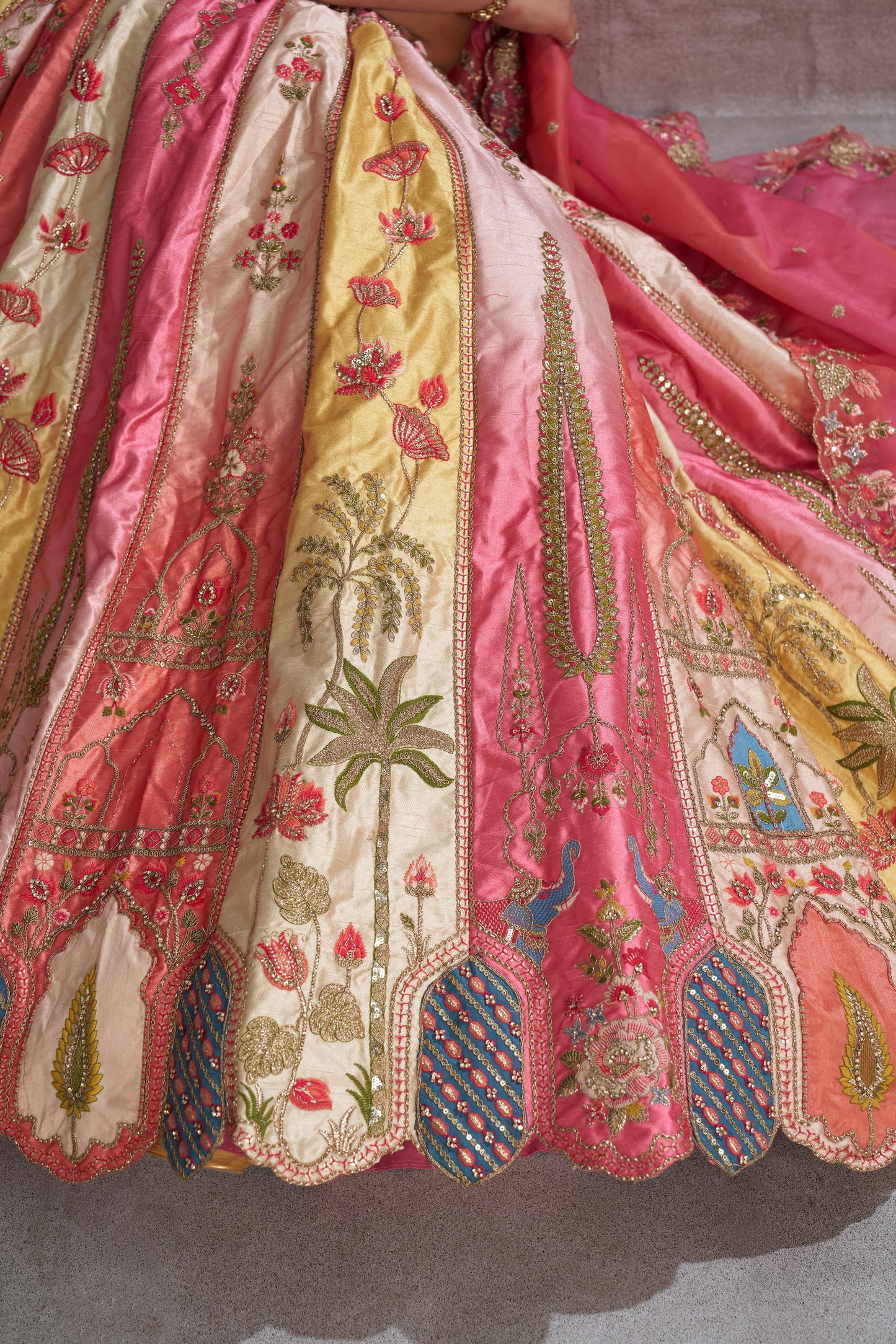 Elegant pink lehenga 73