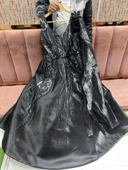 Something different Dark purple gown