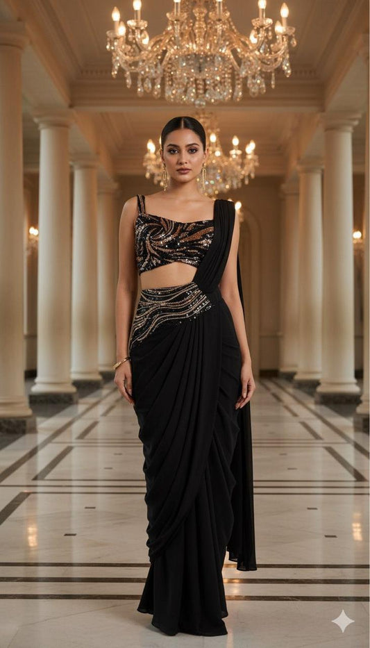 Black Saree