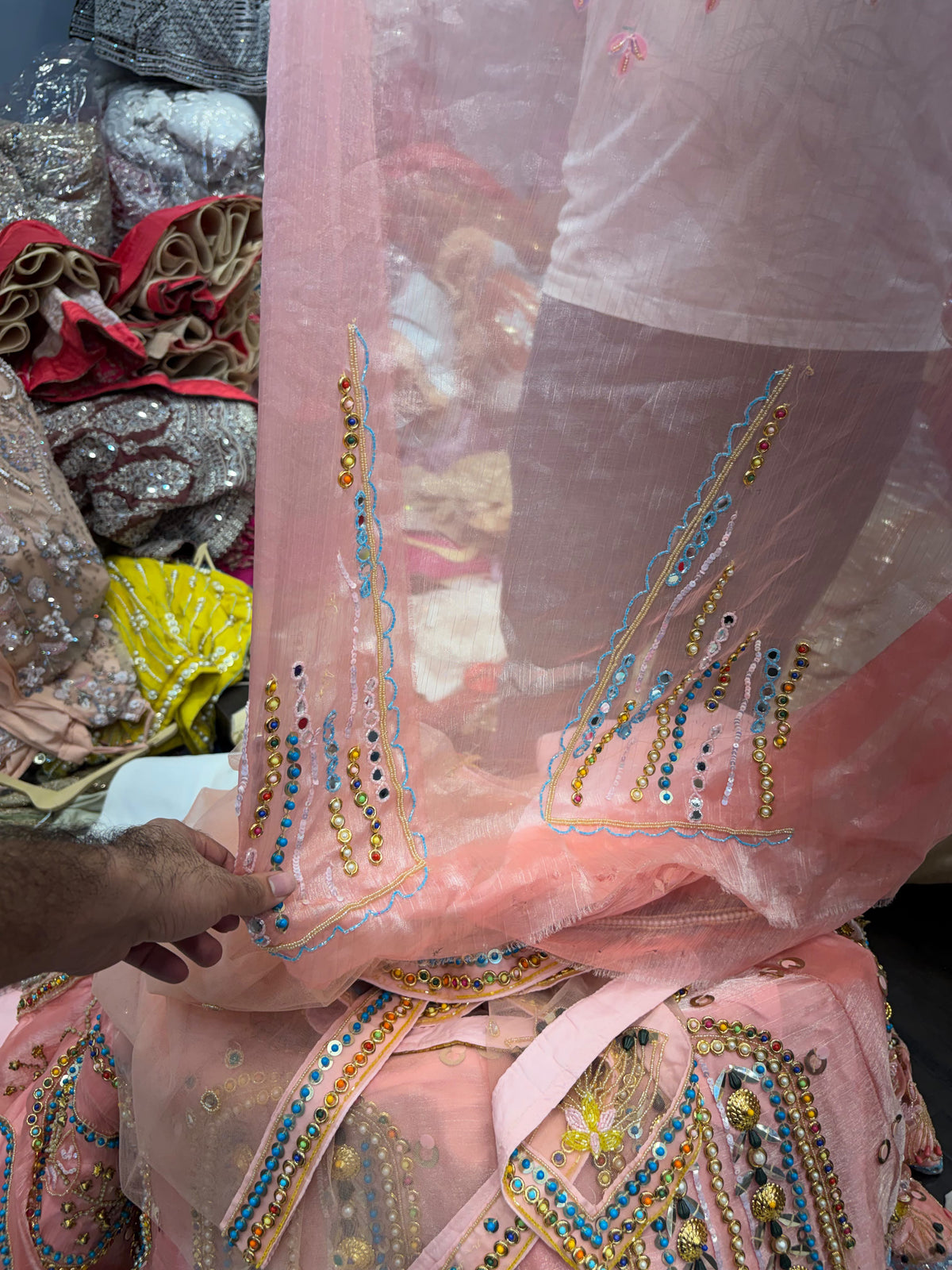 Pink designer Lehenga