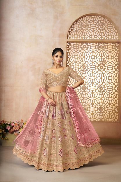 Awesome chiku girlish lehenga 31