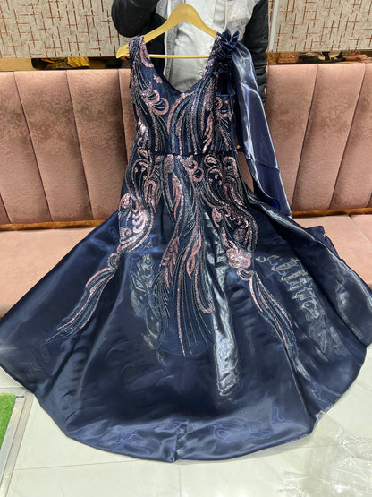 Something different Dark purple gown