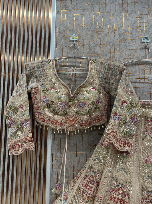 Ready to wear White crop top Lehenga - Shopping World