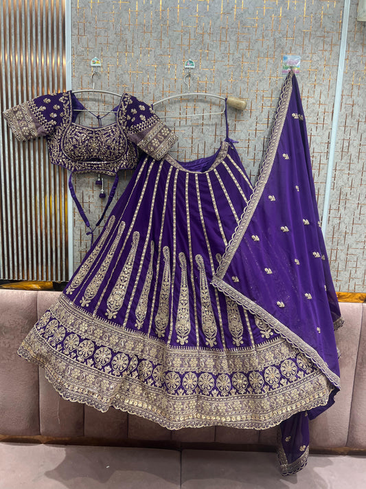 Black Crop top Lehenga - Shopping World