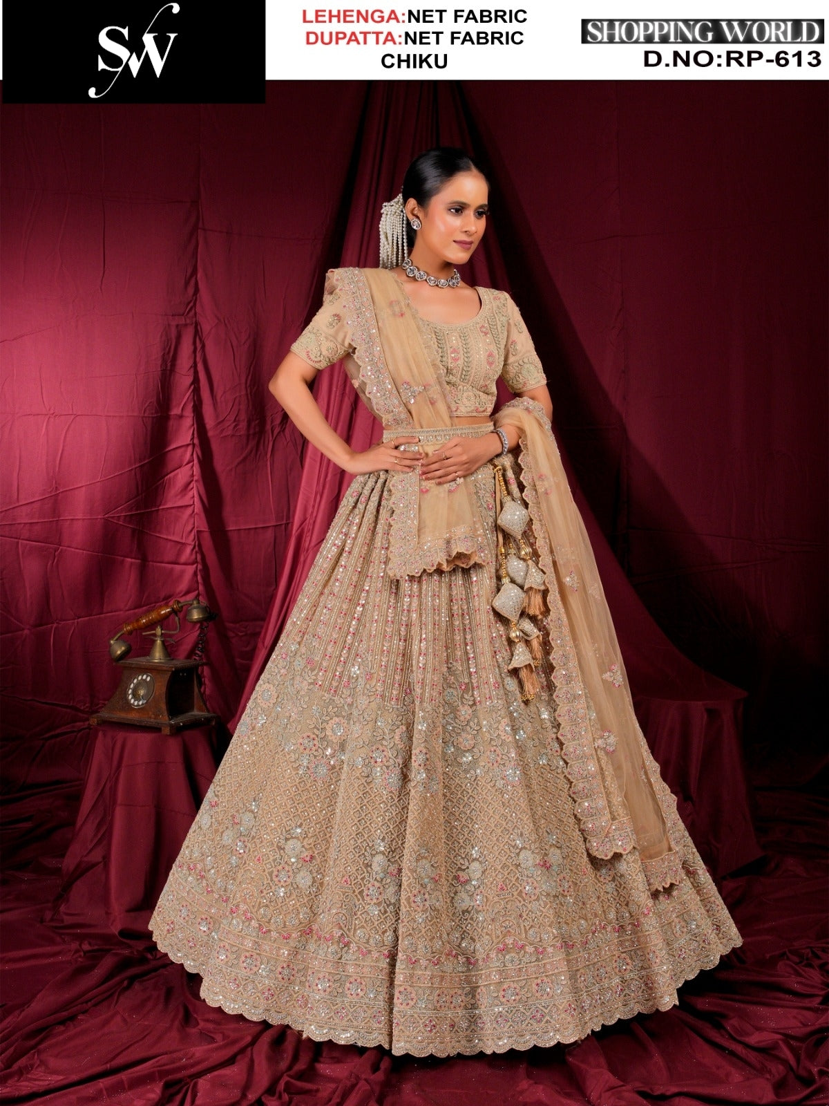 Pretty pink Bridal Lehenga
