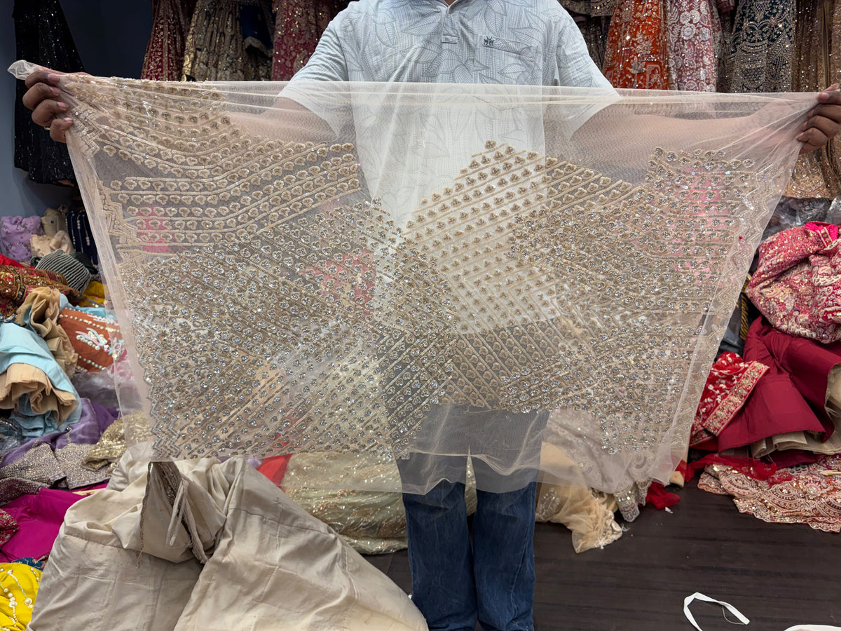 Golden designer Lehenga