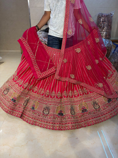 Red bridal designer  Lehenga