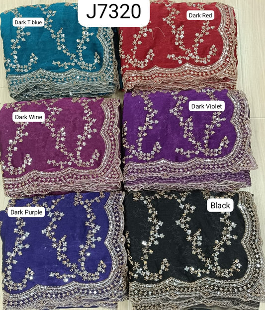 Green Red Wine Purple Violet Black Saree