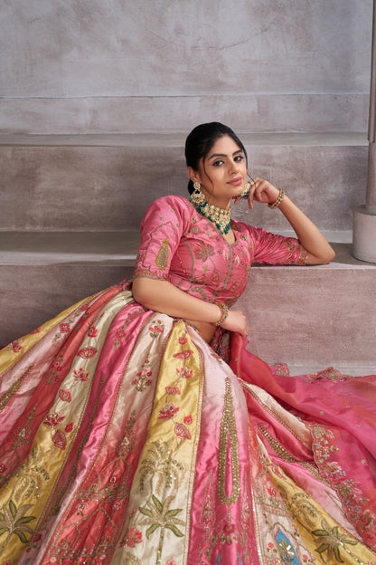 Elegant pink lehenga 73