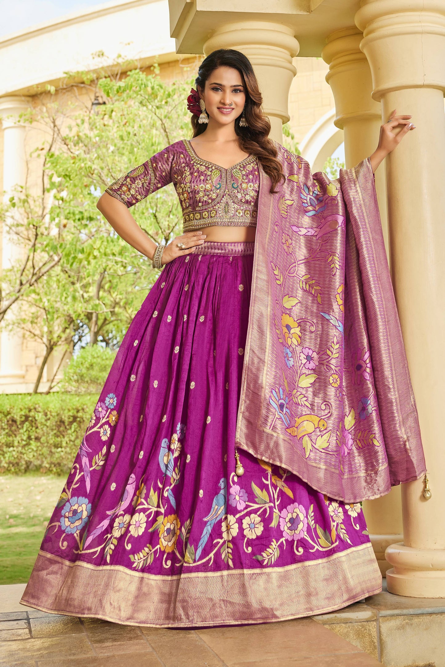 Charming Hot pink Lehenga 3938