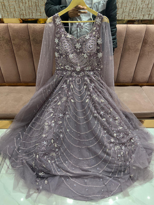 Purple Heavy Gown