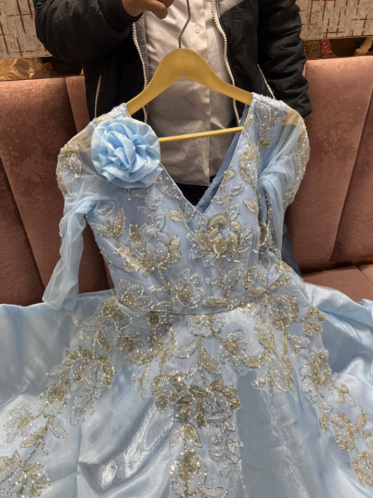 Designer Blue gown