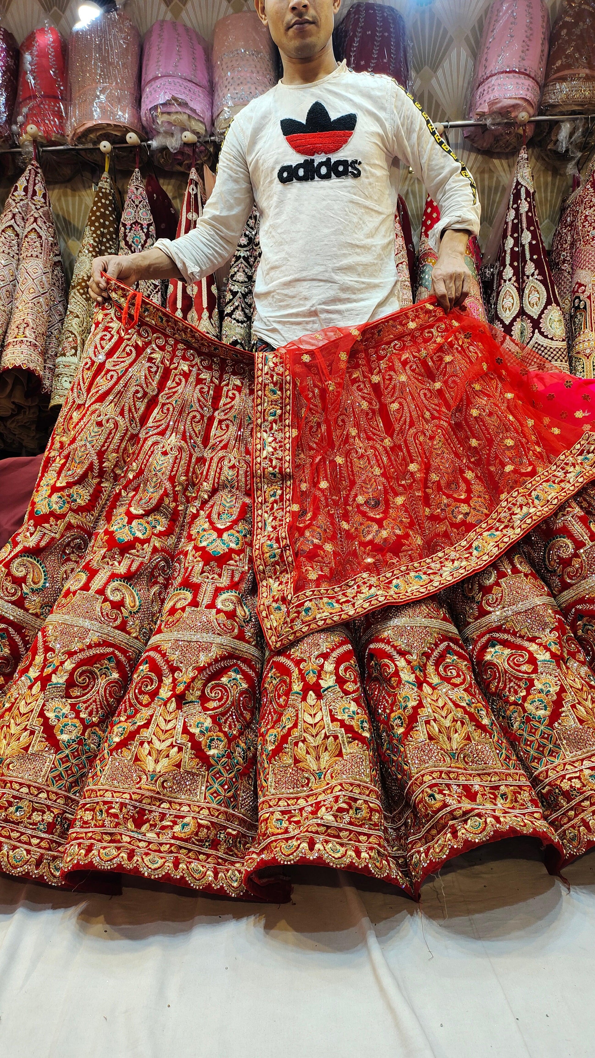 Heavy Bridal Lehenga - Shopping World