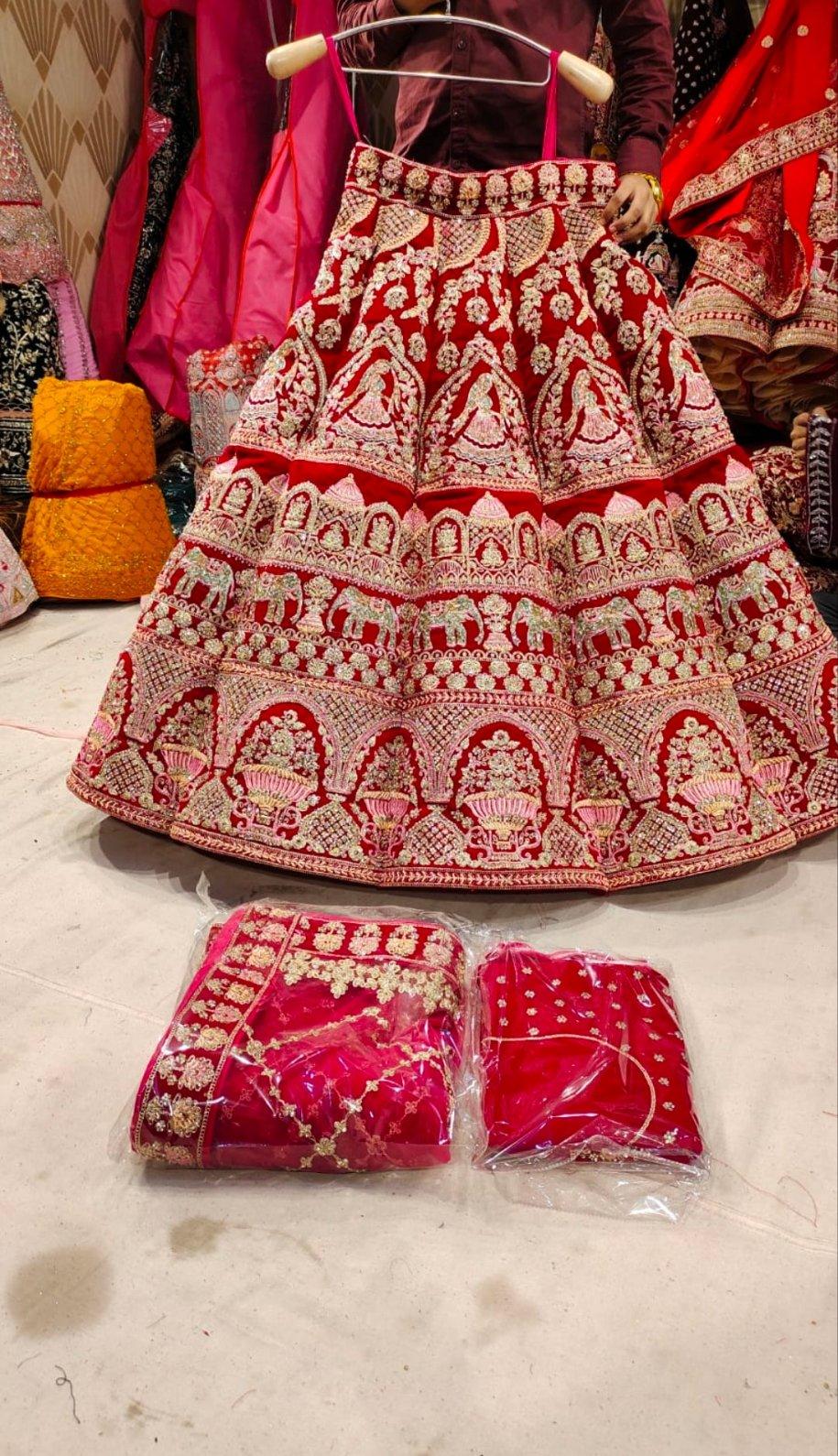 Full Heavy bridal Lehenga by Shopping World - Shopping World
