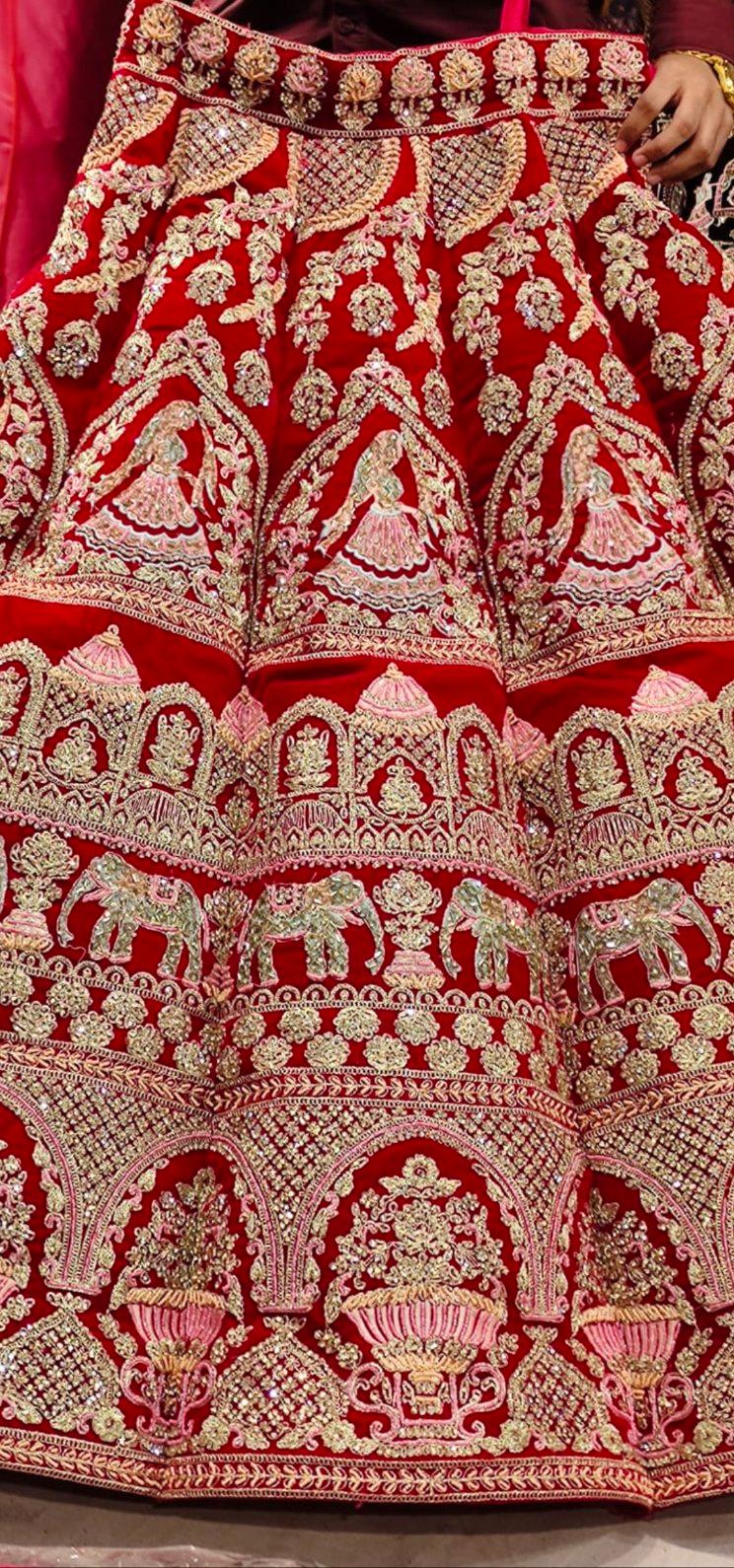 Full Heavy bridal Lehenga by Shopping World - Shopping World